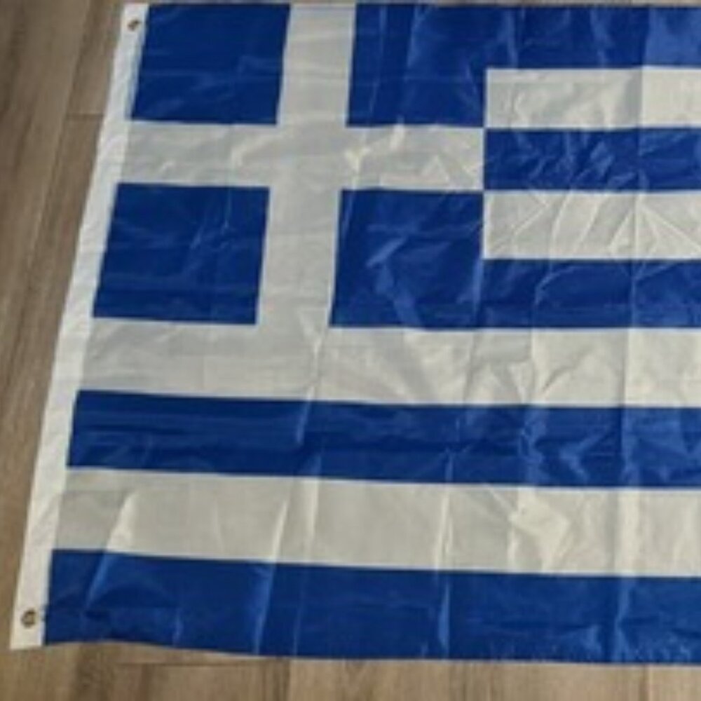 Greece flag 60 by 35 in
